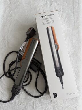 Dyson Airstrait Hair Straightener - Silver & Copper Accents
